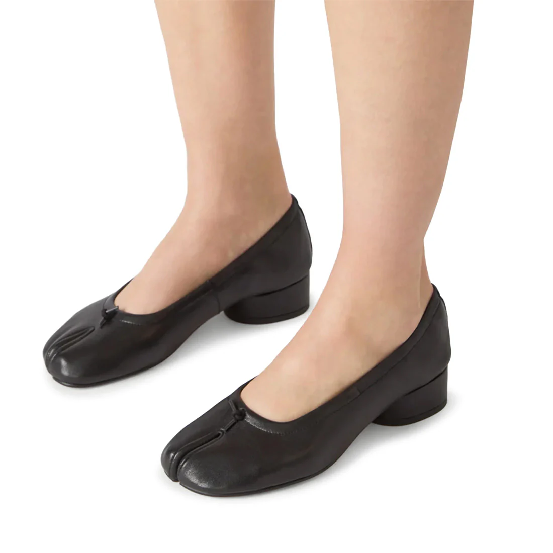 Cyra Flat Shoe BLACK LEATHER - Image 6