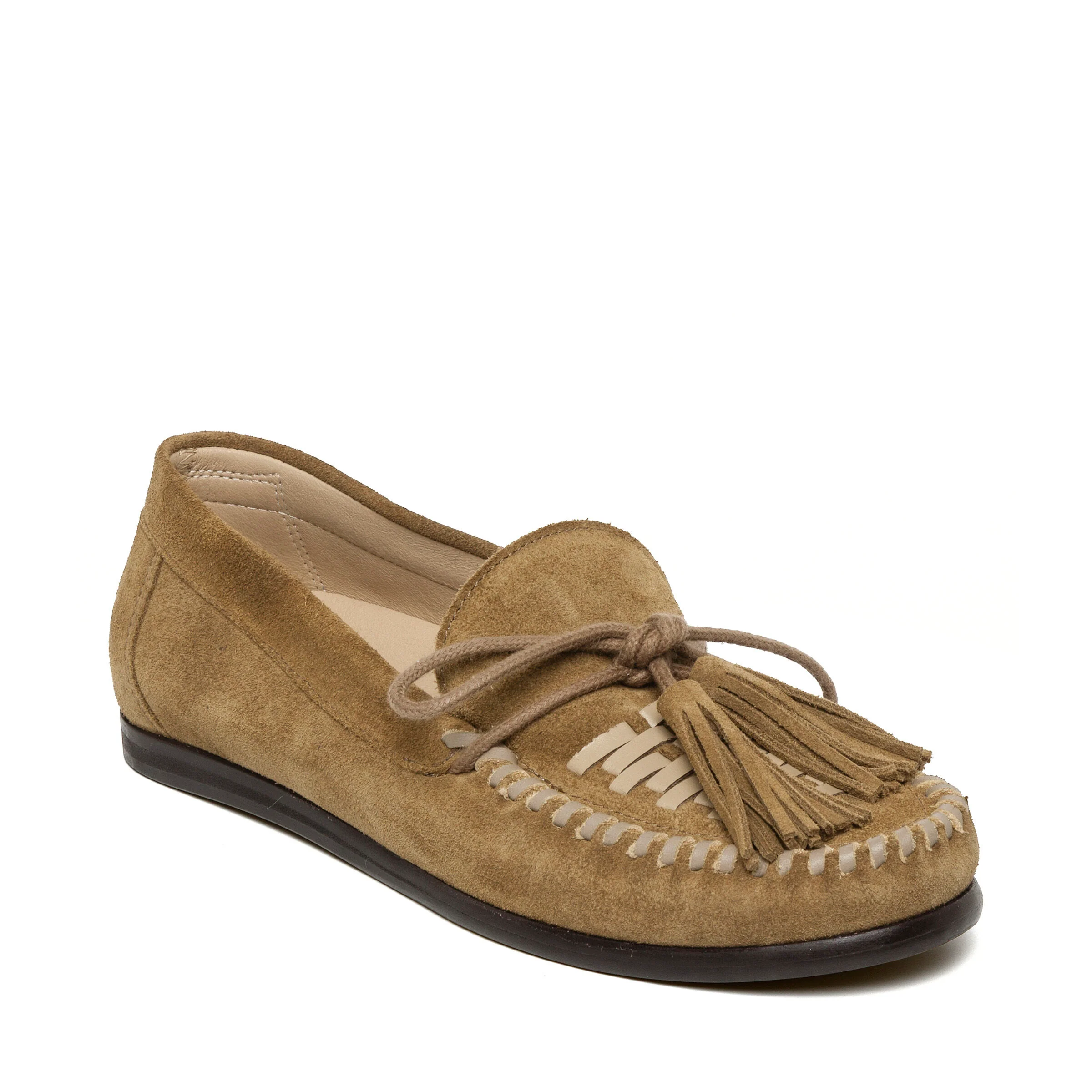 Yaira Flat Shoe TAUPE SUEDE - Image 2